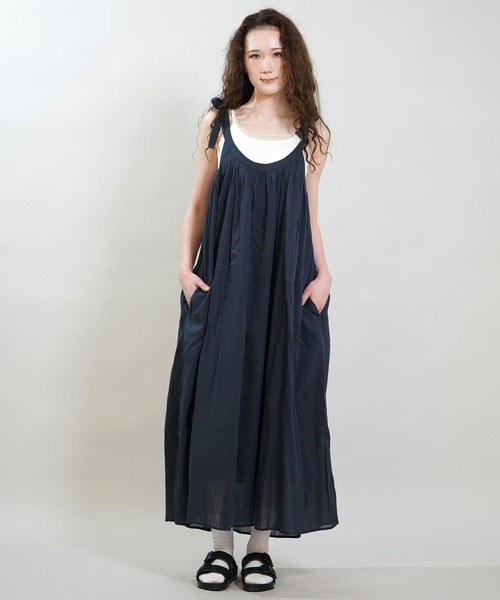 RIKKA FEMME(リッカファム)の「RIKKA FEMME/リッカファム ワンピース リボンワンピ ロング丈 RF6S-1402(ワンピース・レディース・ホワイト/イエロー/ネイビー・FREE)」の10枚目の写真