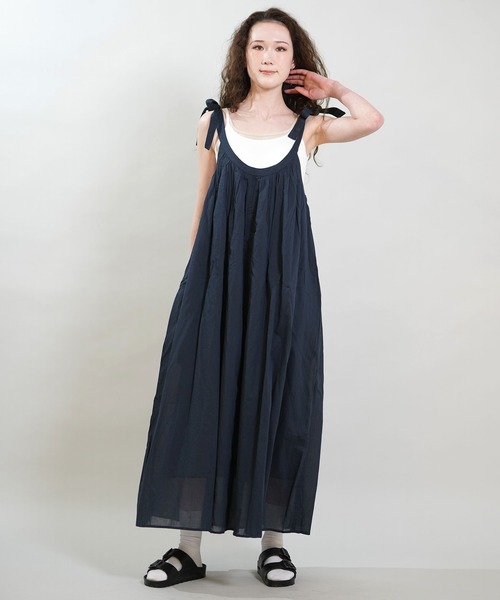 RIKKA FEMME(リッカファム)の「RIKKA FEMME/リッカファム ワンピース リボンワンピ ロング丈 RF6S-1402(ワンピース・レディース・ホワイト/イエロー/ネイビー・FREE)」の12枚目の写真