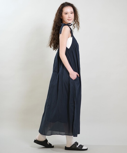 RIKKA FEMME(リッカファム)の「RIKKA FEMME/リッカファム ワンピース リボンワンピ ロング丈 RF6S-1402(ワンピース・レディース・ホワイト/イエロー/ネイビー・FREE)」の15枚目の写真