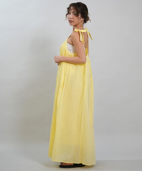RIKKA FEMME(リッカファム)の「RIKKA FEMME/リッカファム ワンピース リボンワンピ ロング丈 RF6S-1402(ワンピース・レディース・ホワイト/イエロー/ネイビー・FREE)」の19枚目の写真