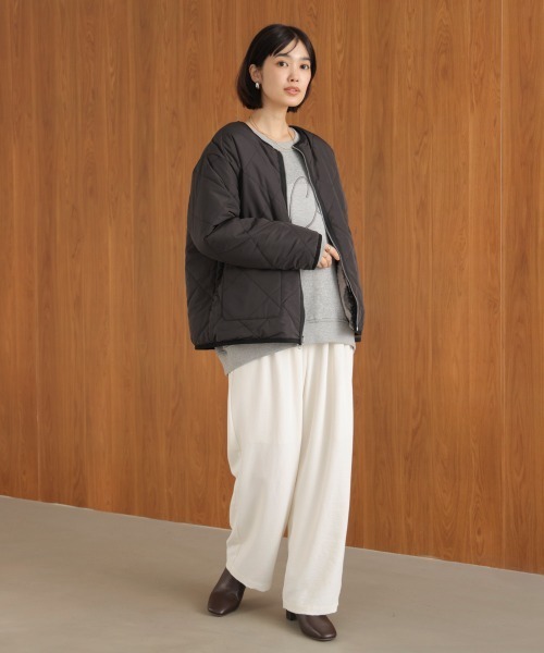 セール】ニュアンスカラーボア2WAYブルゾン（ブルゾン）｜Bou Jeloud