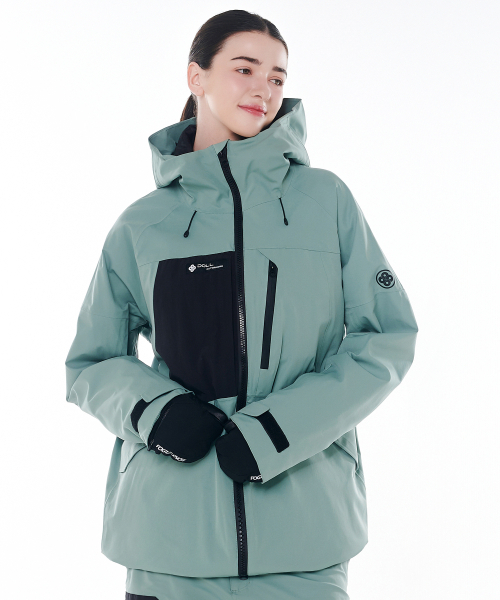 DOLL OUTERWEAR(ドラ アウターウェア)の「2425 クラロ ボードウェアジャケット グリーン 男女共用(ナイロンジャケット・レディース・その他・SMALL/MEDIUM/X-LARGE/X-SMALL/LARGE)」の9枚目の写真