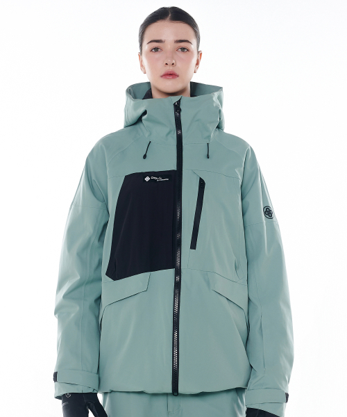 DOLL OUTERWEAR(ドラ アウターウェア)の「2425 クラロ ボードウェアジャケット グリーン 男女共用(ナイロンジャケット・レディース・その他・SMALL/MEDIUM/X-LARGE/X-SMALL/LARGE)」の10枚目の写真