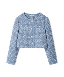 SNIDEL | ツイードジャケット(ノーカラージャケット)