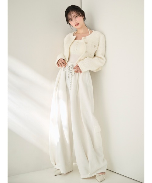 ツイードジャケット（ノーカラージャケット）｜SNIDEL（スナイデル）の