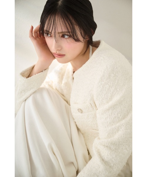 ツイードジャケット（ノーカラージャケット）｜SNIDEL（スナイデル）の