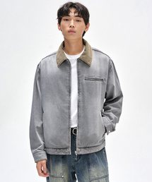DECET（デケト）の「Denim Work Jacket DCJK003LGrayA（デニムジャケット）」