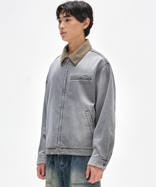 DECET（デケト）の「Denim Work Jacket DCJK003LGrayA（デニムジャケット・メンズ・その他・SMALL/MEDIUM/LARGE）」の11枚目の写真