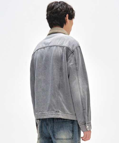DECET（デケト）の「Denim Work Jacket DCJK003LGrayA（デニムジャケット・メンズ・その他・SMALL/MEDIUM/LARGE）」の13枚目の写真