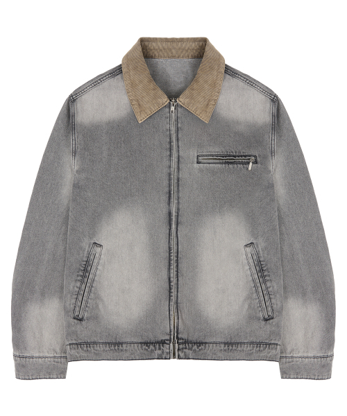 DECET（デケト）の「Denim Work Jacket DCJK003LGrayA（デニムジャケット・メンズ・その他・SMALL/MEDIUM/LARGE）」の14枚目の写真