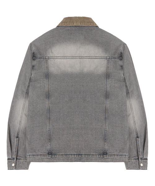 DECET（デケト）の「Denim Work Jacket DCJK003LGrayA（デニムジャケット・メンズ・その他・SMALL/MEDIUM/LARGE）」の15枚目の写真