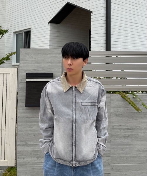 DECET（デケト）の「Denim Work Jacket DCJK003LGrayA（デニムジャケット・メンズ・その他・SMALL/MEDIUM/LARGE）」の7枚目の写真