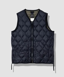 TAION/タイオン MILITARY V-NECK W-ZIP DOWN VEST(SOFT SHELL)