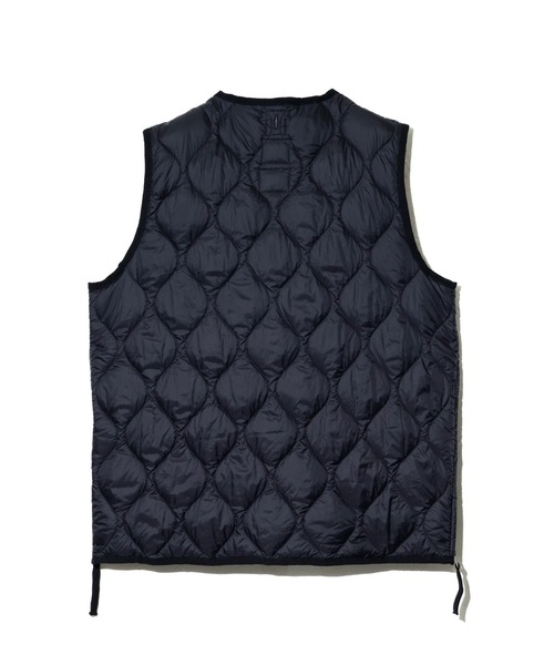 TAION(タイオン)の「TAION/タイオン MILITARY V-NECK W-ZIP DOWN VEST(SOFT SHELL)(ダウンベスト・メンズ・ブラック/セージグリーン・XX-LARGE/X-LARGE/LARGE)」の11枚目の写真