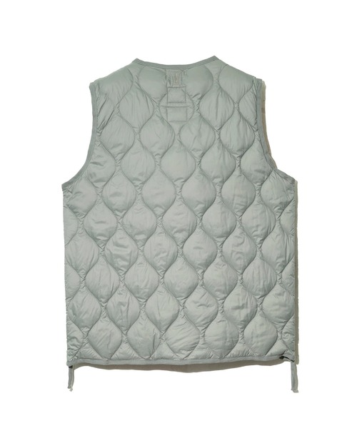 TAION(タイオン)の「TAION/タイオン MILITARY V-NECK W-ZIP DOWN VEST(SOFT SHELL)(ダウンベスト・メンズ・ブラック/セージグリーン・XX-LARGE/X-LARGE/LARGE)」の22枚目の写真
