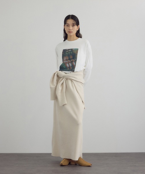 SALON adam et rope'(サロン アダム エ ロペ)の「【W S(ドゥーブル)】レザーフラットミュール(その他シューズ・レディース・キャメル/ブラック・38/37/36)」の12枚目の写真