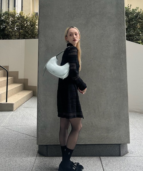 Ameri(アメリ)の「UND MIGNON LACE TUNIC TOP(シャツ/ブラウス・レディース・グリーン/オフホワイト/ブラック・FREE)」の10枚目の写真