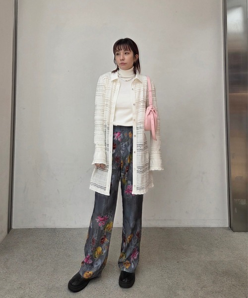 Ameri(アメリ)の「UND MIGNON LACE TUNIC TOP(シャツ/ブラウス・レディース・グリーン/オフホワイト/ブラック・FREE)」の6枚目の写真