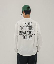 [8数] ホープヘビー長袖Tシャツ (オフホワイト)