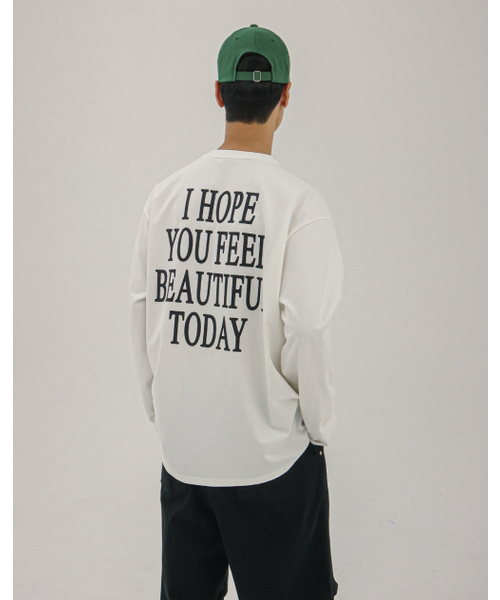 8th] Hope Heavy Long Sleeve T-Shirt (Off White)（Tシャツ