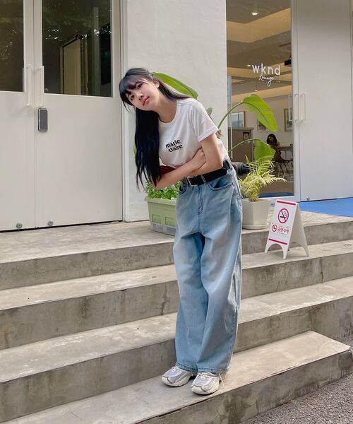 REFLYPERKY(リフライパーキー)の「LA8507 アメイズフロー ワイドデニム (オーシャンフォグ)(デニムパンツ・メンズ・その他・SMALL/X-SMALL/L(32)/M(30)/XL(34))」の12枚目の写真