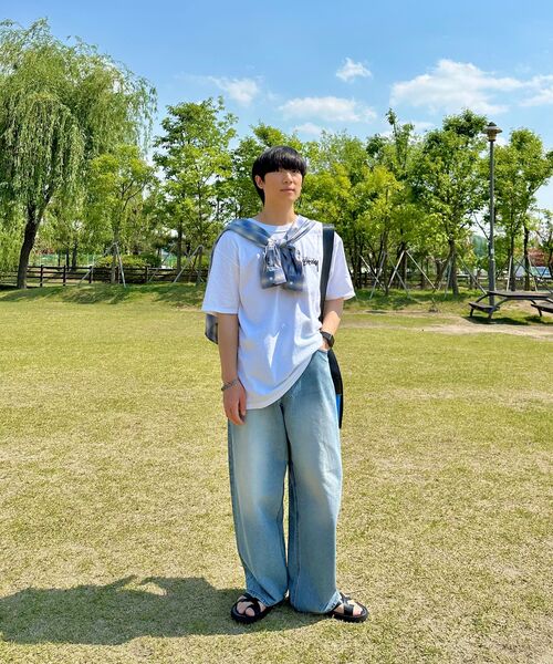 REFLYPERKY(リフライパーキー)の「LA8507 アメイズフロー ワイドデニム (オーシャンフォグ)(デニムパンツ・メンズ・その他・SMALL/X-SMALL/L(32)/M(30)/XL(34))」の13枚目の写真