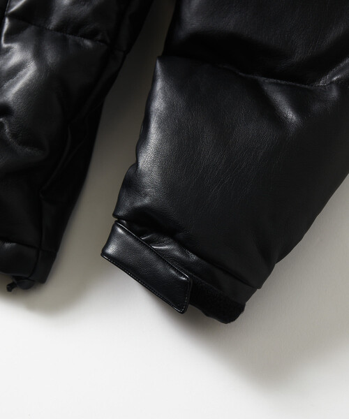 FIRST DOWN（ファーストダウン）の「FIRST DOWN/ファーストダウン 別注 PU バブルダウン（ダウンジャケット/コート・メンズ・ブラック・LARGE/MEDIUM/SMALL）」の8枚目の写真