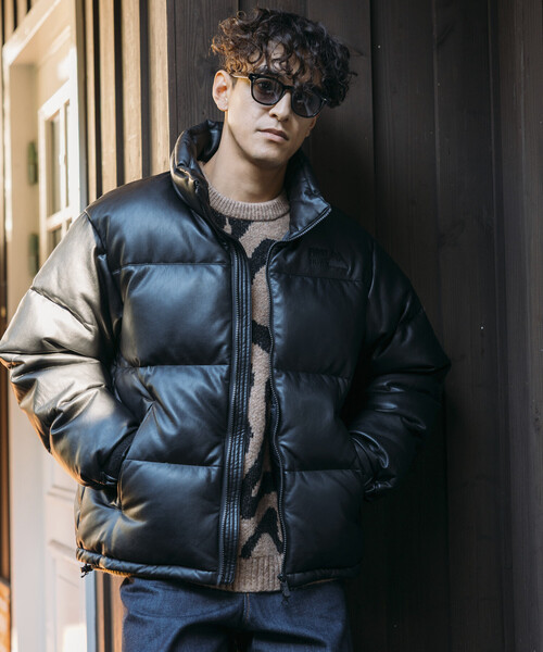 FIRST DOWN（ファーストダウン）の「FIRST DOWN/ファーストダウン 別注 PU バブルダウン（ダウンジャケット/コート・メンズ・ブラック・LARGE/MEDIUM/SMALL）」の19枚目の写真