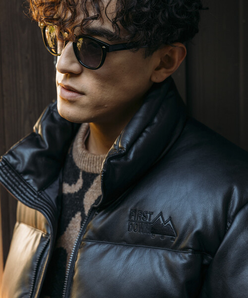 FIRST DOWN（ファーストダウン）の「FIRST DOWN/ファーストダウン 別注 PU バブルダウン（ダウンジャケット/コート・メンズ・ブラック・LARGE/MEDIUM/SMALL）」の20枚目の写真