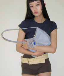 POTE（ポテ）の「0003 Mogu Shoulder Bag Blue Gray（ショルダーバッグ）」