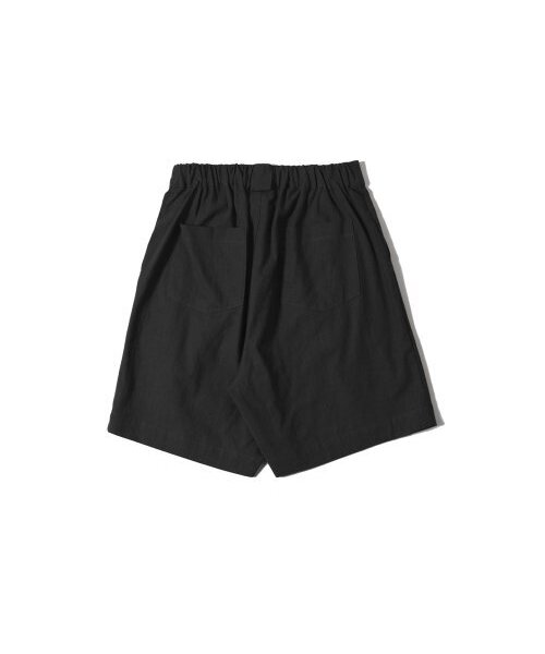 ease(イーズ)の「リネンハーフバンディングバermudaパンツ_ブラック_男女共用(その他パンツ・メンズ・その他・SMALL/MEDIUM/LARGE/X-LARGE)」の4枚目の写真