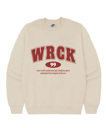WRCK アーチロゴ スウェット_アイボリー