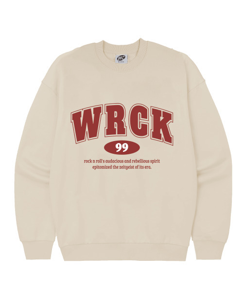 WILDROCK(ワイルドロック)の「WRCK アーチロゴ スウェット_アイボリー(スウェット・メンズ・その他・MEDIUM/LARGE/SMALL)」の1枚目の写真