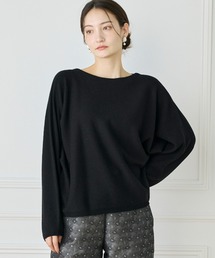 《WEB限定カラー》カシミヤ混ドルマンスリーブニット