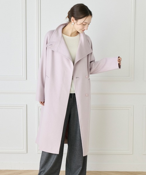 INED（イネド）の「《WEB限定カラー》カシミヤ混ドルマンスリーブニット（ニット/セーター・レディース・ブラック/オフホワイト/グレー/チャコールグレー/イエロー/ピンク・9号/11号）」の20枚目の写真