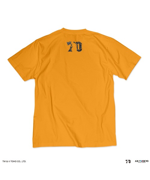 AIR TWOKYO(エアトゥーキョー)の「ゴジラ 70 周年記念 昭和シリーズシーンイラスト T シャツ 1(サンセット)(Tシャツ/カットソー・メンズ・ゴールド・X-LARGE/LARGE/MEDIUM)」の3枚目の写真