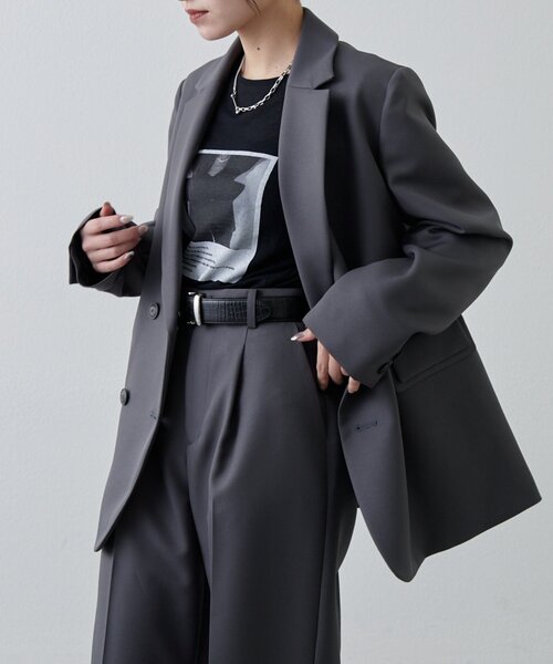 Lui's(ルイス)の「シアーフォトコンパクトロンT(Tシャツ/カットソー・レディース・オフホワイト/ブラック・FREE)」の21枚目の写真