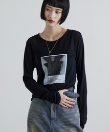 Lui's | シアーフォトコンパクトロンT(Tシャツ/カットソー)