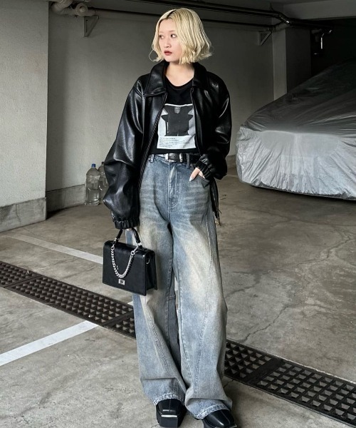 Lui's（ルイス）の「シアーフォトコンパクトロンT（Tシャツ/カットソー・レディース・オフホワイト/ブラック・FREE）」の11枚目の写真