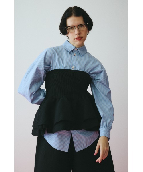 Frill hem bustier フリルヘムビスチェ（チューブトップ）｜HeRIN.CYE