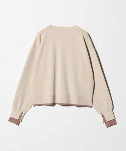 A DAY IN THE LIFE UNITED ARROWS（アデイインザライフユナイテッドアローズ）の「レイヤードスリーブ ニット ‐ウォッシャブル‐＜A DAY IN THE LIFE＞（ニット/セーター・レディース・ネイビー/ナチュラル/グレー系・FREE）」の15枚目の写真