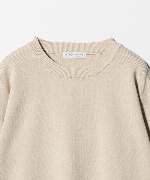 A DAY IN THE LIFE UNITED ARROWS（アデイインザライフユナイテッドアローズ）の「レイヤードスリーブ ニット ‐ウォッシャブル‐＜A DAY IN THE LIFE＞（ニット/セーター・レディース・ネイビー/ナチュラル/グレー系・FREE）」の16枚目の写真
