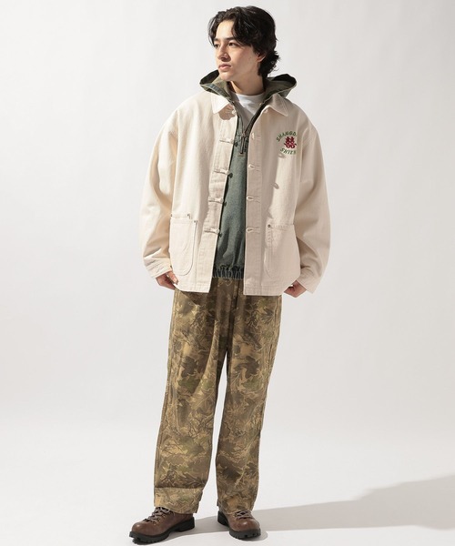 niko and...（ニコアンド）の「[niko and ...JEANS] EMBROIDERED DENIM JACKET（デニムジャケット・メンズ・ホワイト/インディゴブルー・LARGE/MEDIUM）」の13枚目の写真