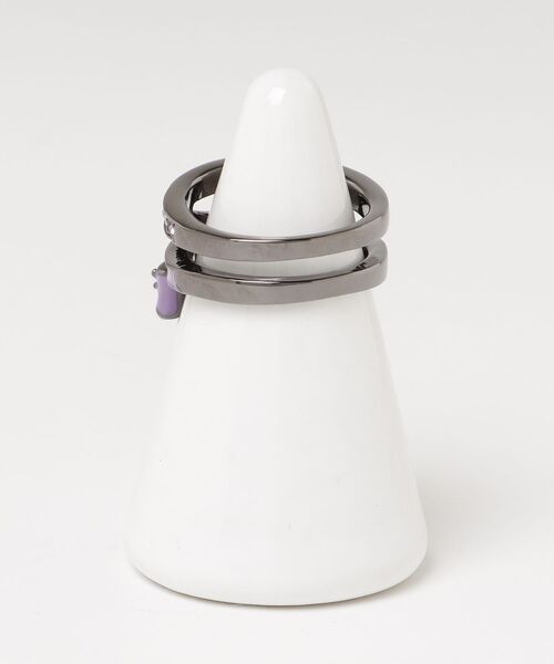 ANNA SUI(アナスイ)の「リボンモチーフ リング(リング・レディース・パープル・L/M/LL)」の5枚目の写真