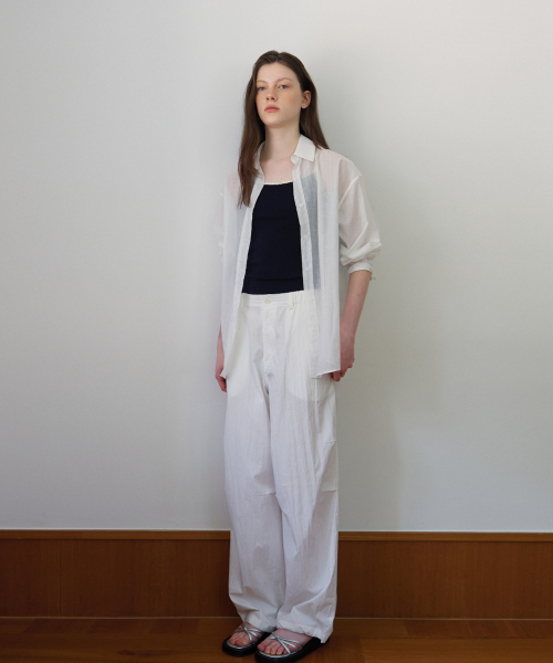 BUT'TON(ボッタン)の「Cotton Parashute Pants (Ivory)(その他パンツ・レディース・その他・FREE)」の4枚目の写真