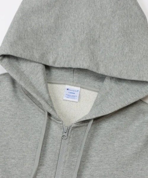 Champion(チャンピオン)の「Champion/チャンピオン/ZIP HOODED SWEATSHIRT(パーカー・メンズ・グレー/その他5/ブラック・XL/M/L)」の11枚目の写真