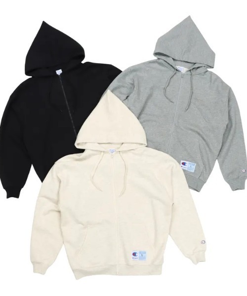 Champion(チャンピオン)の「Champion/チャンピオン/ZIP HOODED SWEATSHIRT(パーカー・メンズ・グレー/その他5/ブラック・XL/M/L)」の4枚目の写真