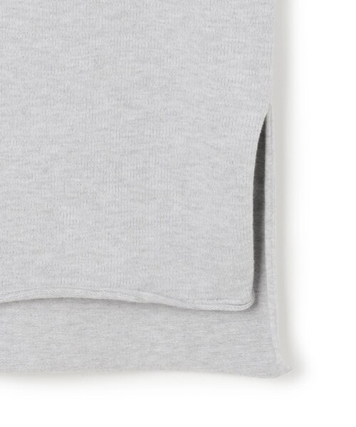 uncrave（アンクレイヴ）の「スウェットライクニット CPOシャツ（ダウンジャケット/コート・レディース・ホワイト系/ブラック系/ライトグレー系・1/FREE）」の9枚目の写真