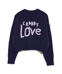 CRABBY LOVE CARDIGAN_BLUE