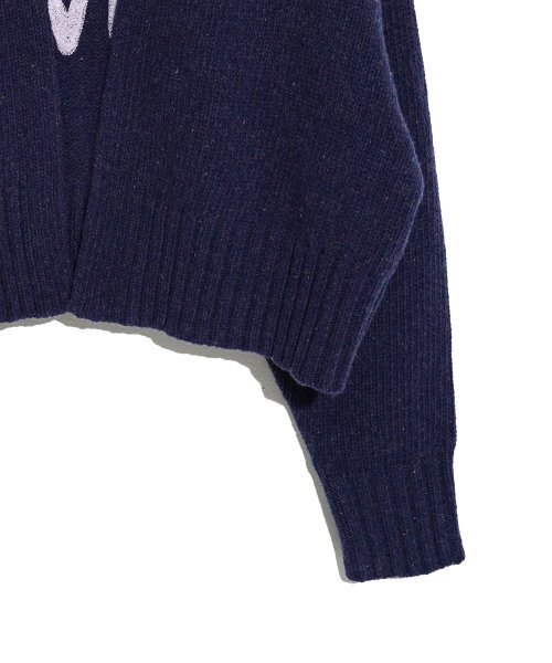 HIGH SCHOOL DISCO（ハイスクールディスコ）の「CRABBY LOVE CARDIGAN_BLUE（カーディガン/ボレロ・レディース・その他・FREE）」の6枚目の写真